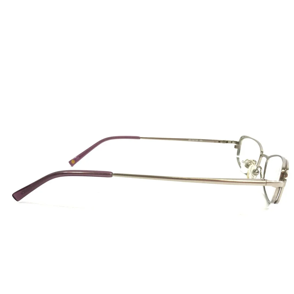 Valerie Spencer Eyeglasses Frames 9118 SIL Silver Rectangle Full Rim 49-16-135